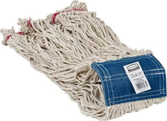 Rubbermaid - 5" Blue Head Band, X-Large Blended Fiber Loop End Mop Head - 4 Ply, Use for General Purpose - Americas Industrial Supply