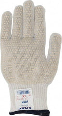 SHOWA - Size M (8), ANSI Cut Lvl 4, Puncture Lvl 1, Abrasion Lvl 2, Rubber Coated Cut Resistant Gloves - Fully Coated Coated, Knit Wrist, White, Ambidextrous - Americas Industrial Supply