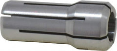 Kennametal - 0.315 Inch, 7.2 to 8 mm Collet Capacity, Series DA200 Double Angle Collet - 1-3/16 Inch Overall Length, 0.539 Inch Overall Diameter, 0.001 Inch TIR - Exact Industrial Supply