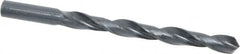 Interstate - 3/8" 118° High Speed Steel Jobber Drill - Oxide Finish, Right Hand Cut, Spiral Flute, Straight Shank, 5" OAL, Standard Point - Americas Industrial Supply