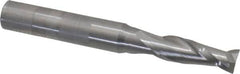 OSG - 17/64", 3/4" LOC, 5/16" Shank Diam, 2-1/2" OAL, 2 Flute, Solid Carbide Square End Mill - Single End, Uncoated, Spiral Flute, 30° Helix, Centercutting, Right Hand Cut, Right Hand Flute, Series 402 - Americas Industrial Supply