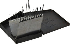 Interstate - 118° Point, Oxide Finish, High Speed Steel Jobber Length Drill Bit Set - Americas Industrial Supply
