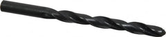 Interstate - Letter T 118° High Speed Steel Jobber Drill - Oxide Finish, Right Hand Cut, Spiral Flute, Straight Shank, 4-7/8" OAL, Standard Point - Americas Industrial Supply