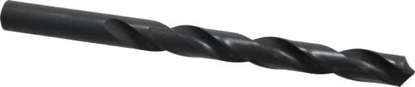 Interstate - Letter Y 118° High Speed Steel Jobber Drill - Oxide Finish, Right Hand Cut, Spiral Flute, Straight Shank, 5-1/4" OAL, Standard Point - Americas Industrial Supply