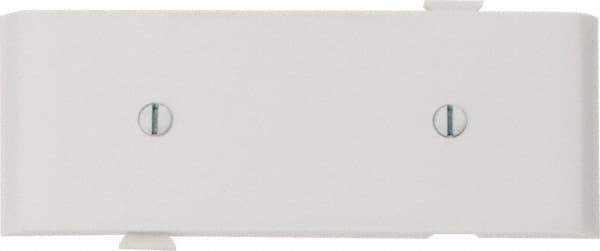 Pass & Seymour - 1 Gang, 4.9062 Inch Long x 1-13/16 Inch Wide, Blank Wall Plate - Blank, White, Nylon - Americas Industrial Supply