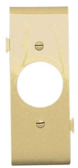 Pass & Seymour - 1 Gang, 4.9062 Inch Long x 1-13/16 Inch Wide, Sectional Wall Plate - Single Outlet Center Panel, Ivory, Nylon - Americas Industrial Supply