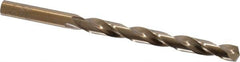 Interstate - 9/32" 135° Cobalt Jobber Drill - Bright Finish, Right Hand Cut, Spiral Flute, 4-1/4" OAL, Split Point - Americas Industrial Supply