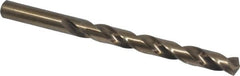 Interstate - 13/32" 135° Cobalt Jobber Drill - Bright Finish, Right Hand Cut, Spiral Flute, 5-1/4" OAL, Split Point - Americas Industrial Supply