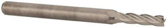 Value Collection - 3/32", 3/8" LOC, 1/8" Shank Diam, 1-1/2" OAL, 4 Flute, Solid Carbide Square End Mill - Single End, Uncoated, Spiral Flute, 30° Helix, Centercutting, Right Hand Cut, Right Hand Flute - Americas Industrial Supply