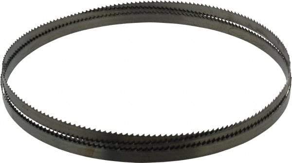 Disston - 6 TPI, 7' 9" Long x 1/2" Wide x 0.025" Thick, Welded Band Saw Blade - Carbon Steel, Toothed Edge, Raker Tooth Set, Hard Back, Contour Cutting - Americas Industrial Supply