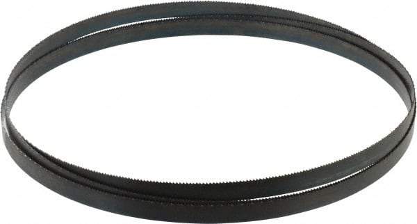 Disston - 14 TPI, 7' 9" Long x 1/2" Wide x 0.025" Thick, Welded Band Saw Blade - Carbon Steel, Toothed Edge, Raker Tooth Set, Hard Back, Contour Cutting - Americas Industrial Supply