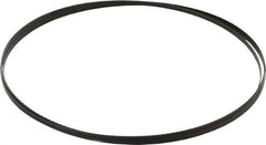 Disston - 18 TPI, 7' 9-1/2" Long x 1/4" Wide x 0.025" Thick, Welded Band Saw Blade - Carbon Steel, Toothed Edge, Raker Tooth Set, Hard Back, Contour Cutting - Americas Industrial Supply