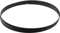 Disston - 4 TPI, 7' 9-1/2" Long x 1/2" Wide x 0.025" Thick, Welded Band Saw Blade - Carbon Steel, Toothed Edge, Raker Tooth Set, Hard Back, Contour Cutting - Americas Industrial Supply