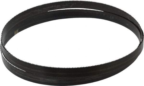 Disston - 10 TPI, 8' Long x 3/4" Wide x 0.032" Thick, Welded Band Saw Blade - Carbon Steel, Toothed Edge, Raker Tooth Set, Hard Back, Contour Cutting - Americas Industrial Supply