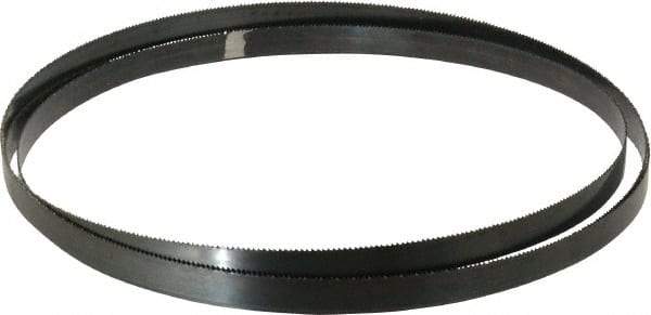 Disston - 10 TPI, 10' 10-1/2" Long x 3/4" Wide x 0.032" Thick, Welded Band Saw Blade - Carbon Steel, Toothed Edge, Raker Tooth Set, Hard Back, Contour Cutting - Americas Industrial Supply