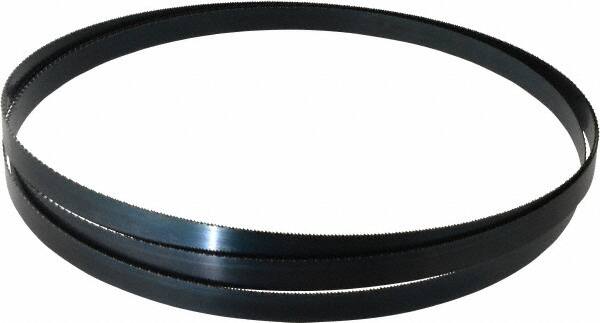 Disston - 14 TPI, 10' 10-1/2" Long x 3/4" Wide x 0.032" Thick, Welded Band Saw Blade - Carbon Steel, Toothed Edge, Raker Tooth Set, Hard Back, Contour Cutting - Americas Industrial Supply