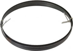 Disston - 10 TPI, 12' 6" Long x 1/2" Wide x 0.025" Thick, Welded Band Saw Blade - Carbon Steel, Toothed Edge, Raker Tooth Set, Hard Back, Contour Cutting - Americas Industrial Supply