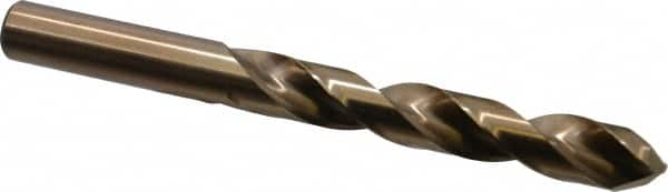 Interstate - 18mm 135° Cobalt Jobber Drill - Bright Finish, Right Hand Cut, 191mm OAL, Split Point - Americas Industrial Supply