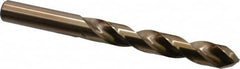 Interstate - 18mm 135° Cobalt Jobber Drill - Bright Finish, Right Hand Cut, 191mm OAL, Split Point - Americas Industrial Supply