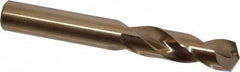 Interstate - 14mm 135° Cobalt Screw Machine Drill Bit - Bright Finish, Right Hand Cut, 54mm Flute Length, 107mm OAL, Split Point - Americas Industrial Supply