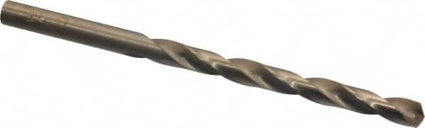 Interstate - Letter C 135° Cobalt Jobber Drill - Bright Finish, Right Hand Cut, Spiral Flute, 4" OAL, Split Point - Americas Industrial Supply
