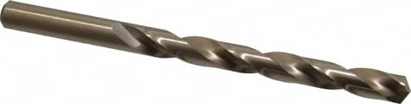Interstate - Letter S 135° Cobalt Jobber Drill - Bright Finish, Right Hand Cut, Spiral Flute, 4-7/8" OAL, Split Point - Americas Industrial Supply