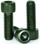 3/8-24 x 2-1/2 - Black Finish Heat Treated Alloy Steel - Cap Screws - Socket Head - Americas Industrial Supply