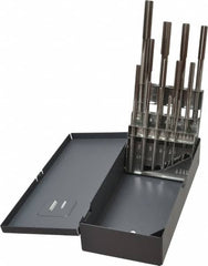 Alvord Polk - 1/16" to 1/2", Chucking Reamer Set - Straight Flute, Right Hand Cut, 15 Pieces - Americas Industrial Supply