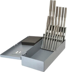 Alvord Polk - 0.123" to 0.4995", Chucking Reamer Set - Straight Flute, Right Hand Cut, 14 Pieces - Americas Industrial Supply