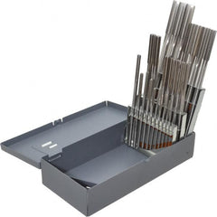 Alvord Polk - 1mm to 13mm, Chucking Reamer Set - Straight Flute, Right Hand Cut, 25 Pieces - Americas Industrial Supply