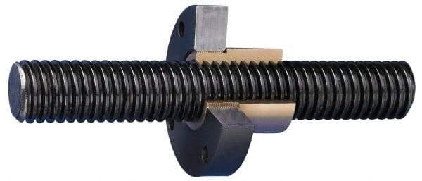 Keystone Threaded Products - 3/8-12 Acme, 6' Long, Alloy Steel Precision Acme Threaded Rod - Left Hand Thread, 2C Fit - Americas Industrial Supply