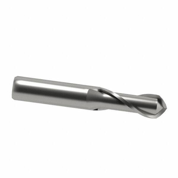 Accupro - 18mm Diam, 38mm LOC, 2 Flute Solid Carbide Ball End Mill - Uncoated, Single End, 100mm OAL, 18mm Shank Diam, Spiral Flute - Americas Industrial Supply