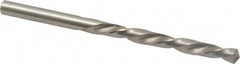 Made in USA - Letter E (1/4) 118° High Speed Steel Jobber Drill - Bright Finish, Left Hand Cut, Spiral Flute, Straight Shank, 4" OAL, Standard Point - Americas Industrial Supply