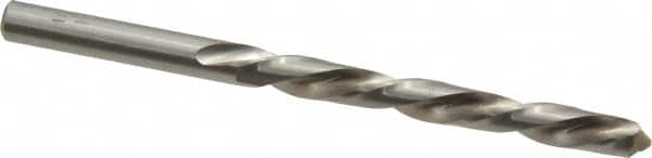 Made in USA - 17/64" 118° High Speed Steel Jobber Drill - Bright Finish, Left Hand Cut, Spiral Flute, Straight Shank, 4-1/8" OAL, Standard Point - Americas Industrial Supply