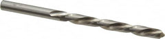 Made in USA - 17/64" 118° High Speed Steel Jobber Drill - Bright Finish, Left Hand Cut, Spiral Flute, Straight Shank, 4-1/8" OAL, Standard Point - Americas Industrial Supply