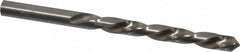 Made in USA - 19/64" 118° High Speed Steel Jobber Drill - Bright Finish, Left Hand Cut, Spiral Flute, Straight Shank, 4-3/8" OAL, Standard Point - Americas Industrial Supply