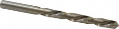 Made in USA - 23/64" 118° High Speed Steel Jobber Drill - Bright Finish, Left Hand Cut, Spiral Flute, Straight Shank, 4-7/8" OAL, Standard Point - Americas Industrial Supply