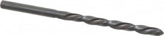 Made in USA - #4 118° High Speed Steel Jobber Drill - Bright Finish, Left Hand Cut, Spiral Flute, Straight Shank, 3-3/4" OAL, Standard Point - Americas Industrial Supply
