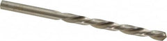 Made in USA - #7 118° High Speed Steel Jobber Drill - Bright Finish, Left Hand Cut, Spiral Flute, Straight Shank, 3-5/8" OAL, Standard Point - Americas Industrial Supply