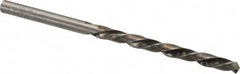 Made in USA - #13 118° High Speed Steel Jobber Drill - Bright Finish, Left Hand Cut, Spiral Flute, Straight Shank, 3-1/2" OAL, Standard Point - Americas Industrial Supply