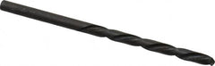 Made in USA - #15 118° High Speed Steel Jobber Drill - Bright Finish, Left Hand Cut, Spiral Flute, Straight Shank, 3-3/8" OAL, Standard Point - Americas Industrial Supply