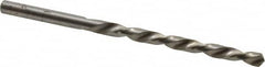 Made in USA - #18 118° High Speed Steel Jobber Drill - Bright Finish, Left Hand Cut, Spiral Flute, Straight Shank, 3-1/4" OAL, Standard Point - Americas Industrial Supply