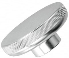 Gibraltar - 2" Head, Knurled Knob - Blank, Stainless Steel - Americas Industrial Supply