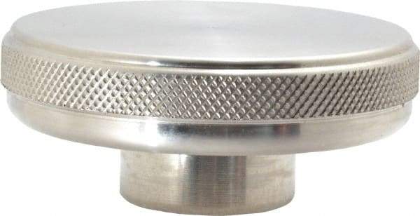 Gibraltar - 3" Head, Knurled Knob - Blank, Stainless Steel - Americas Industrial Supply