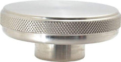 Gibraltar - 3" Head, Knurled Knob - Blank, Stainless Steel - Americas Industrial Supply