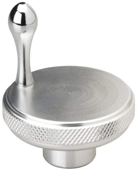 Gibraltar - 3" Head, Knurled with Handle Knob - Reamed, Aluminum - Americas Industrial Supply