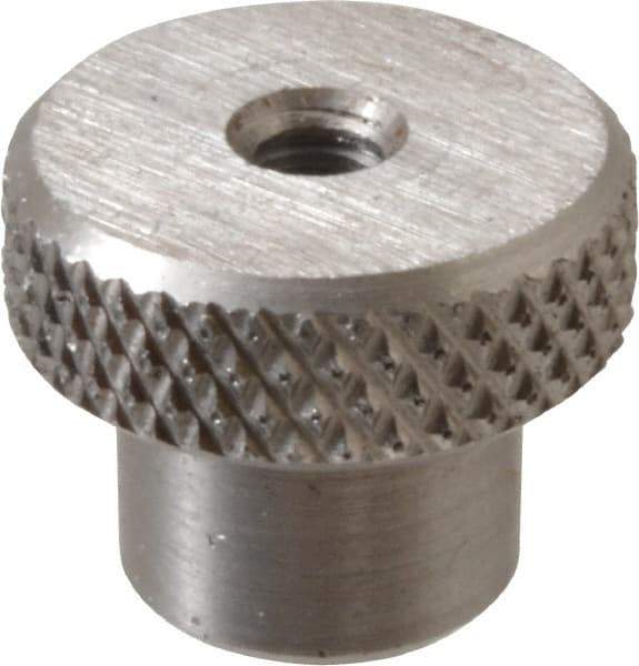 Gibraltar - 3/4" Head, Knurled Knob - Tapped Thru, Stainless Steel - Americas Industrial Supply