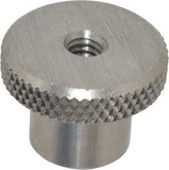 Gibraltar - 1" Head, Knurled Knob - Tapped Thru, Stainless Steel - Americas Industrial Supply