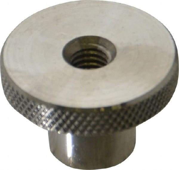 Gibraltar - 1-1/2" Head, Knurled Knob - Tapped Thru, Stainless Steel - Americas Industrial Supply
