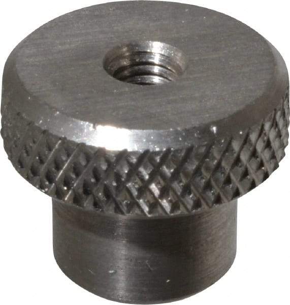 Gibraltar - 19mm Head, Knurled Knob - Tapped Thru, Stainless Steel - Americas Industrial Supply